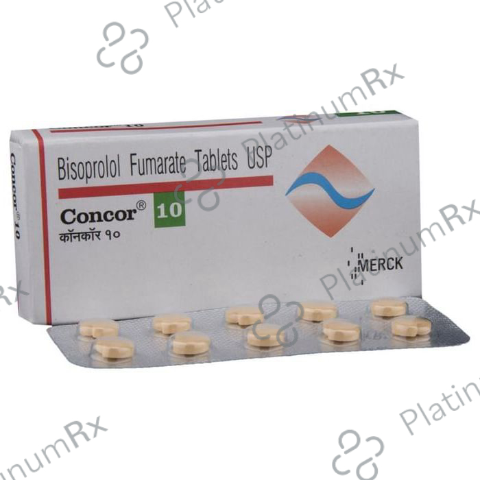 Concor 10mg Tablet 10s