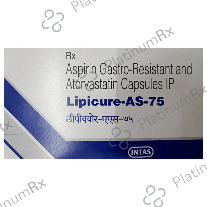 Lipicure AS 75/10mg Capsule 10s