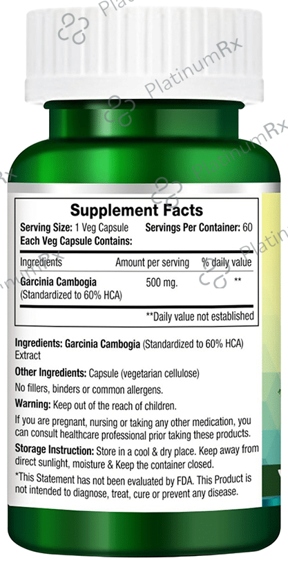 Morpheme Garcinia Cambogia Hca 60% Capsule