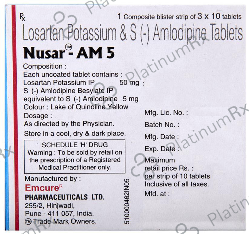 Nusar-AM 5 Tablet