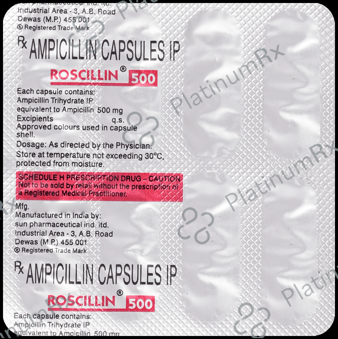 Roscillin 500mg Capsule 8s