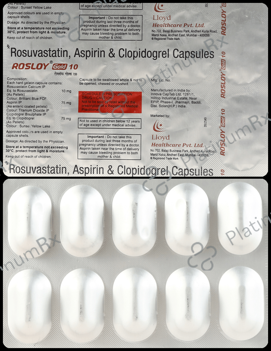 Rosloy Gold 10 Capsule 10 Capsule