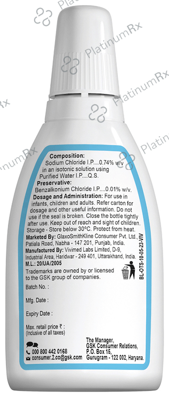 Otrivin Saline Nasal Spray10ml