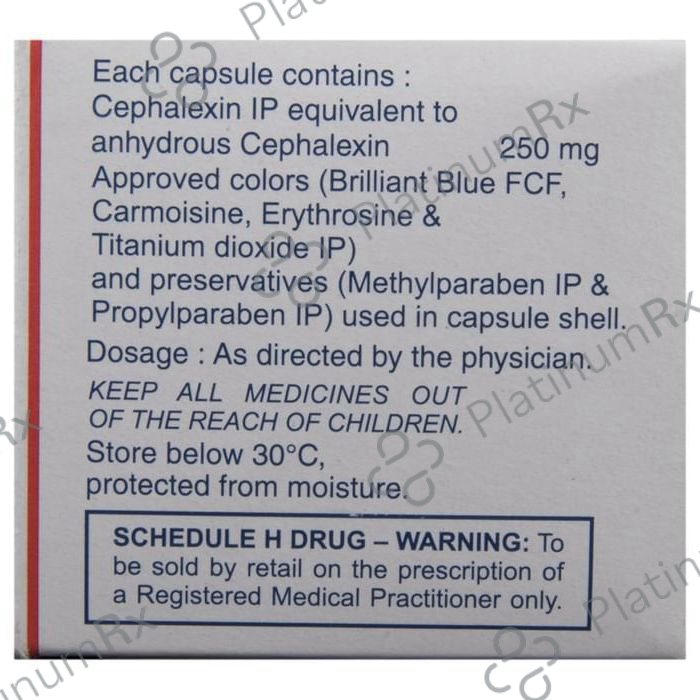 Sporidex 250mg Capsule 10s