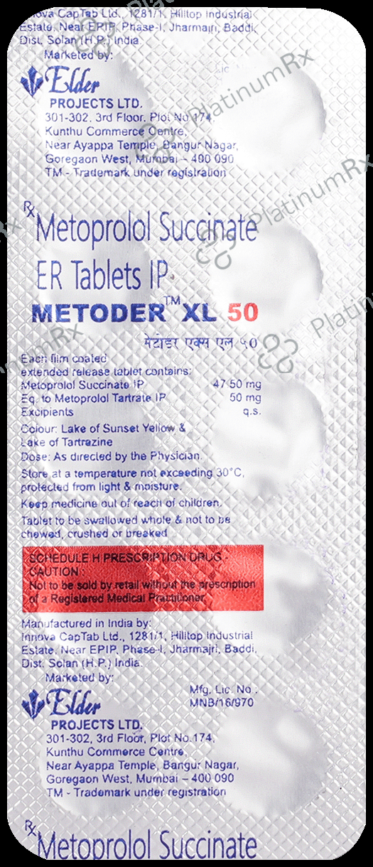 Metoder 50mg Tablet XL