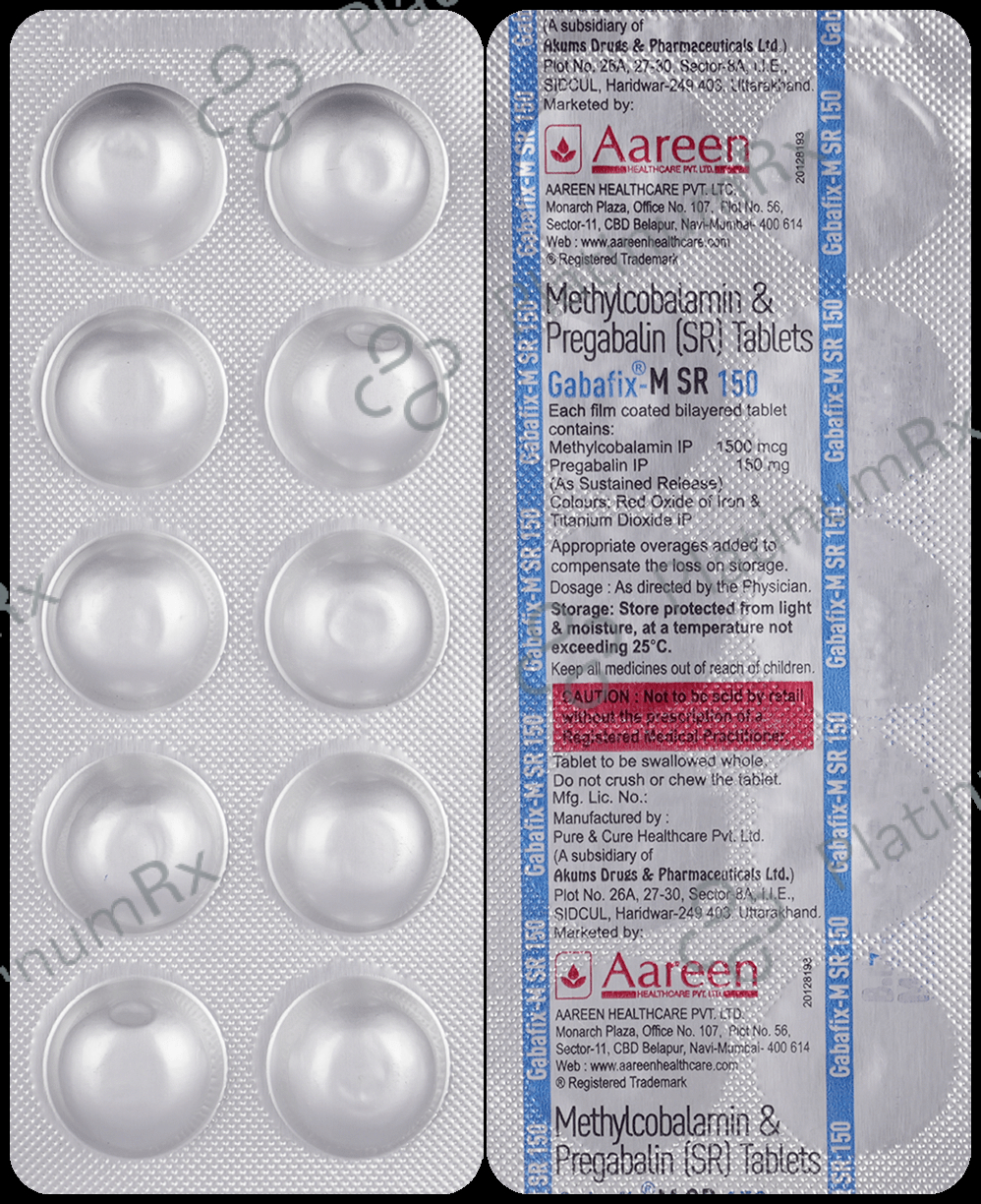 Gabafix-M SR 150 Tablet