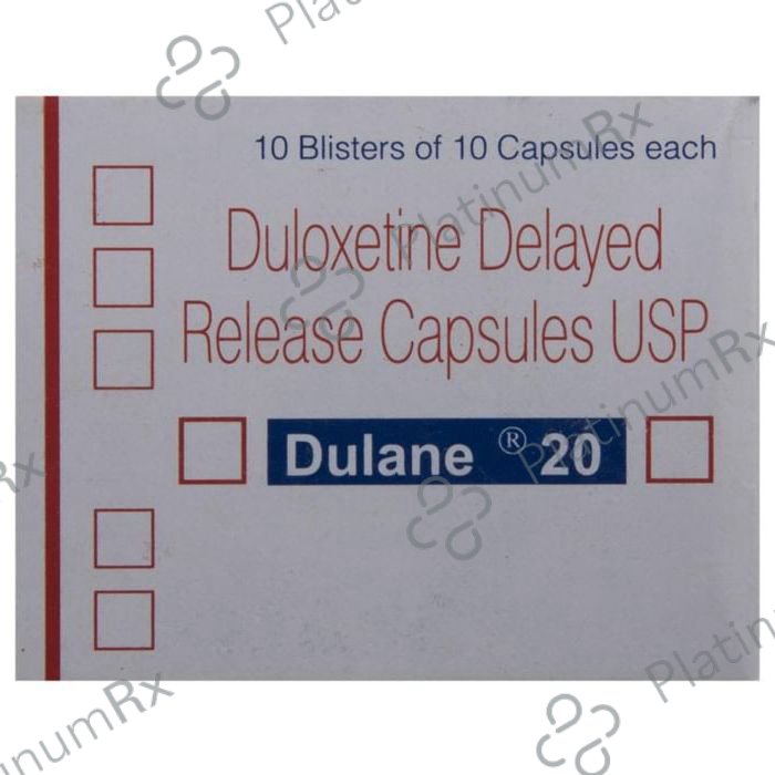 Dulane 20mg Capsule DR 10s