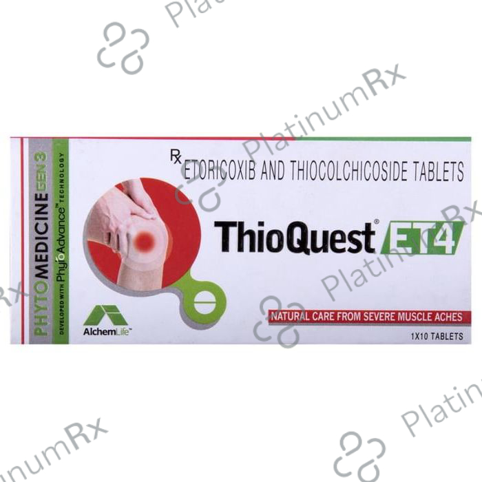 Thioquest ET 60/4mg Tablet 10s