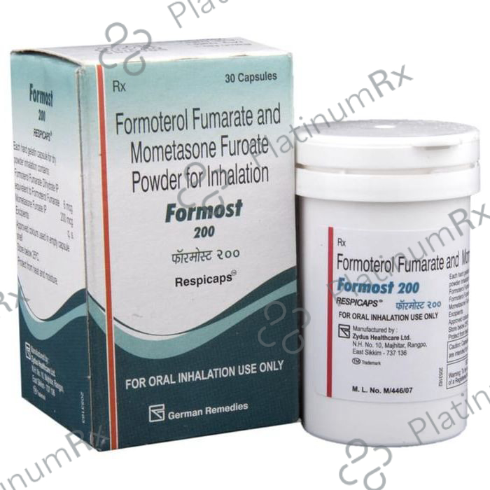Formost 6/200mcg Respicap 30s