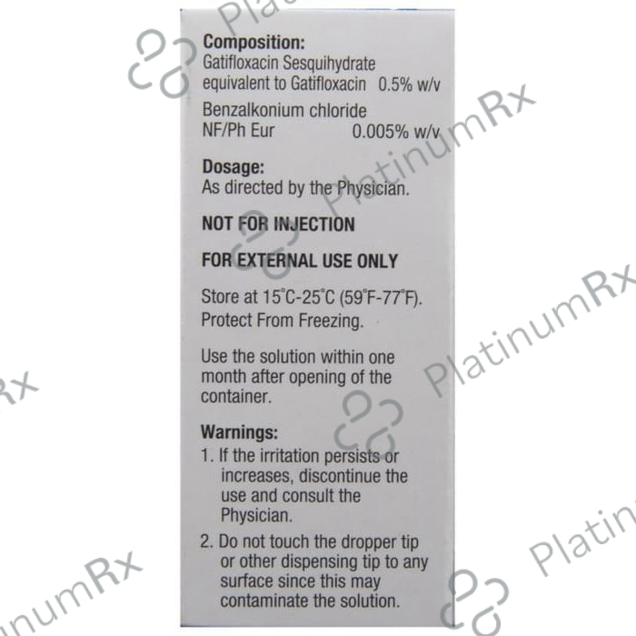 Zymaxid 0.5% Ophthalmic Solution 1s