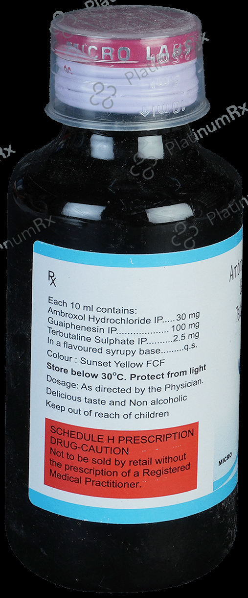 Ventryl 30/100/2.5mg Expectorant 100ml