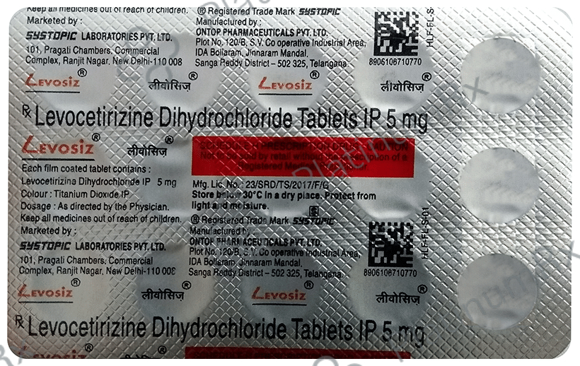 Levosiz 5mg Tablet 15s
