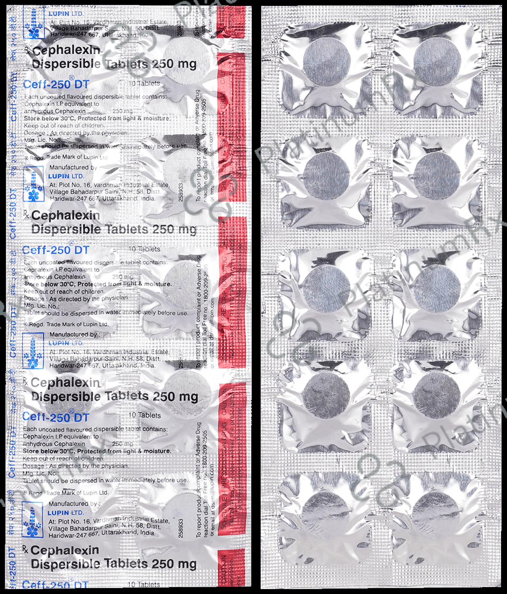 Ceff 250mg Tablet DT