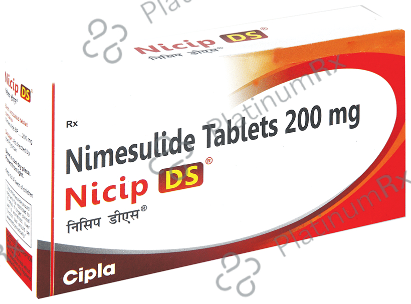 Nicip DS 200mg Tablet 10s