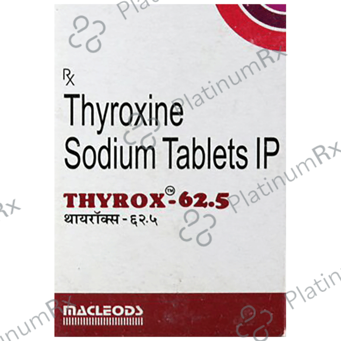 Thyrox 62.5mcg Tablet 100s