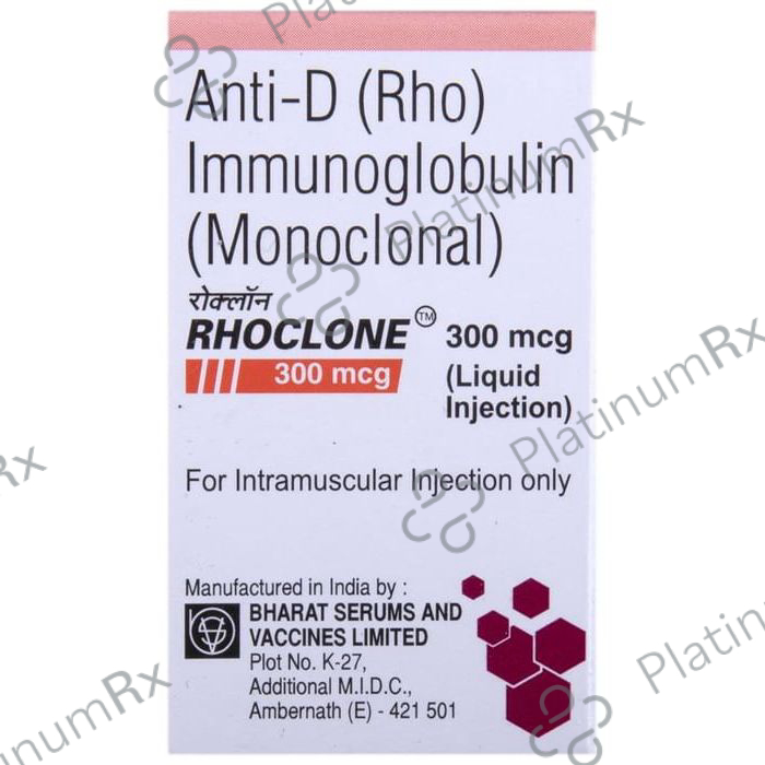 Rhoclone 300mcg Injection