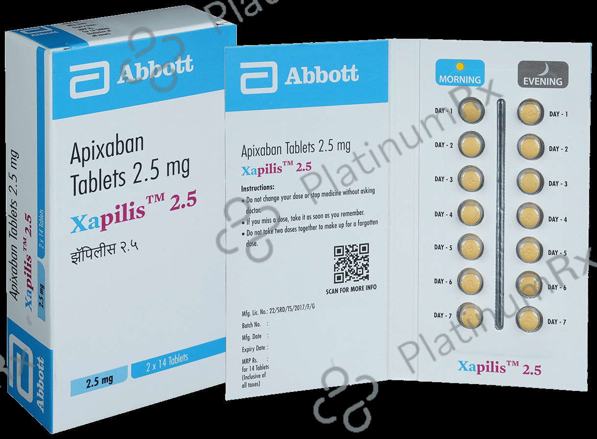 Xapilis 2.5 Tablet 14 tablets