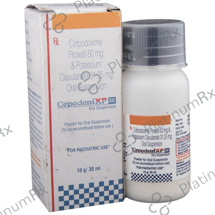 Cepodem XP 50/31.25mg Dry Suspension 30ml