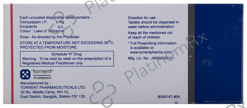Clonotril 1 Tablet