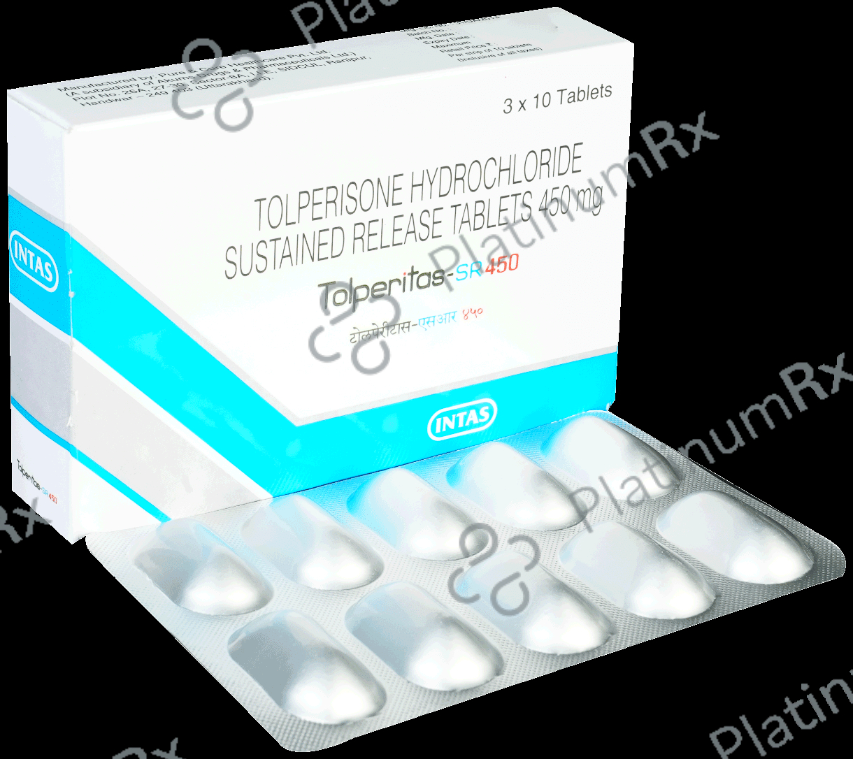 Tolperitas SR 450mg Tablet 10s