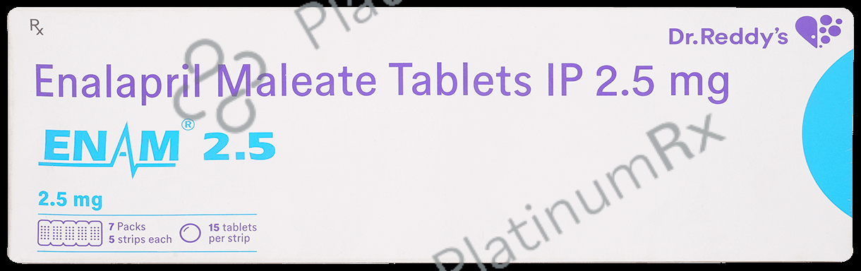 Enam 2.5mg Tablet 15s