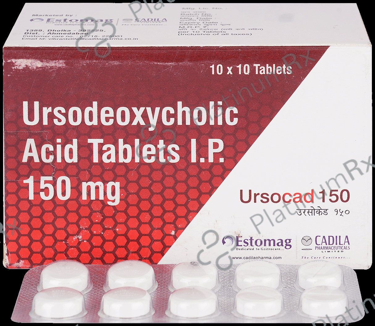 Ursocad 150mg Tablet 10s