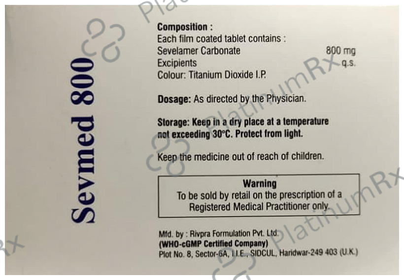 Sevmed 800 Tablet