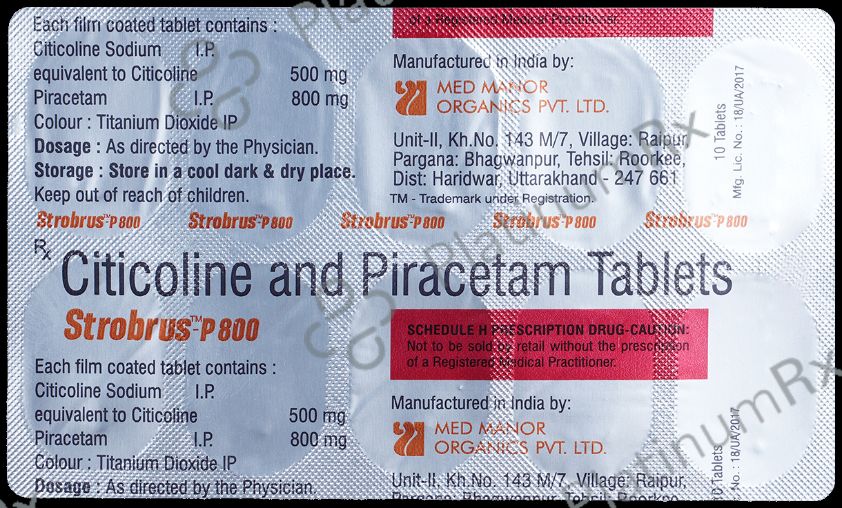 Strobrus P 500mg/800mg Tablet