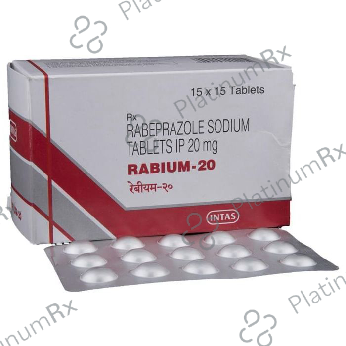 Rabium 20mg Tablet 15s