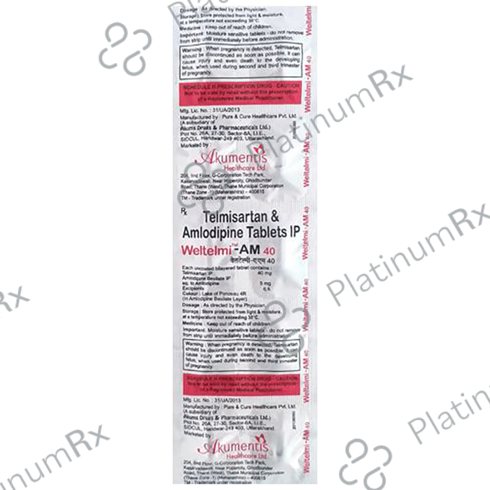 Weltelmi AM 40/5mg Tablet 10s