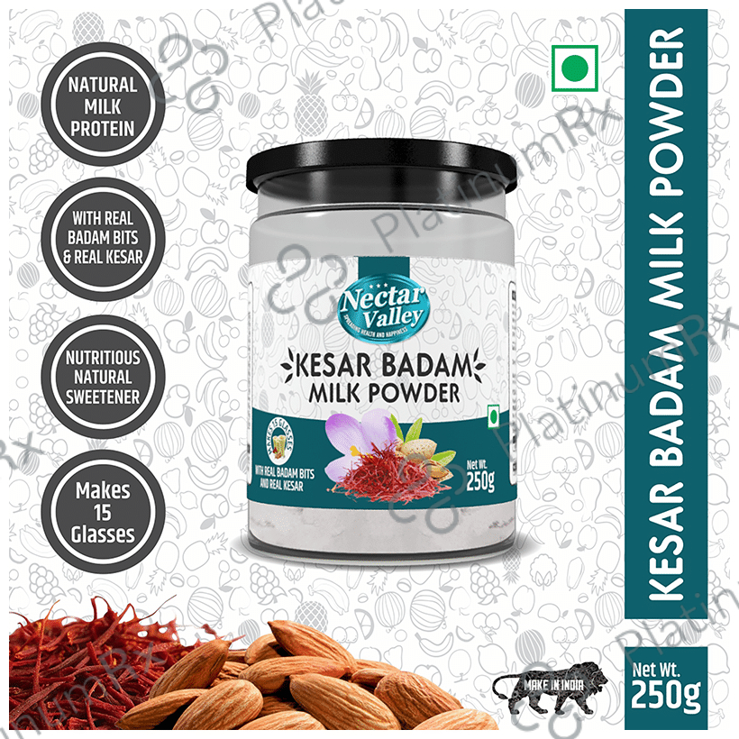 Nectar Valley Kesar Badam Milk Powder 250 gm