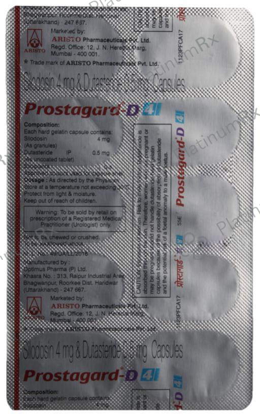 Prostagard D 4/0.5mg Capsule 10s