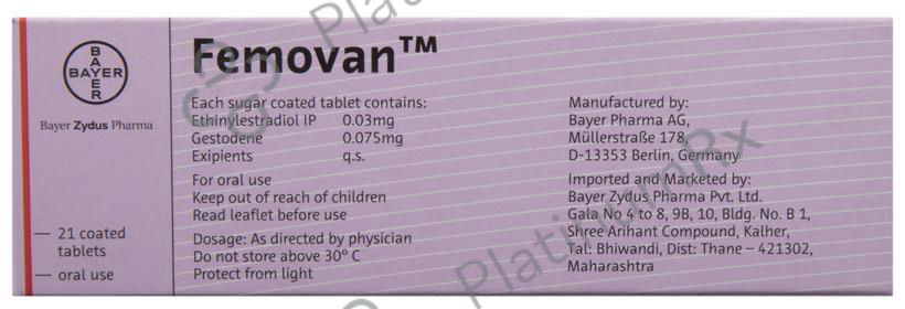 Femovan 0.035mg/75mcg Tablet 21s