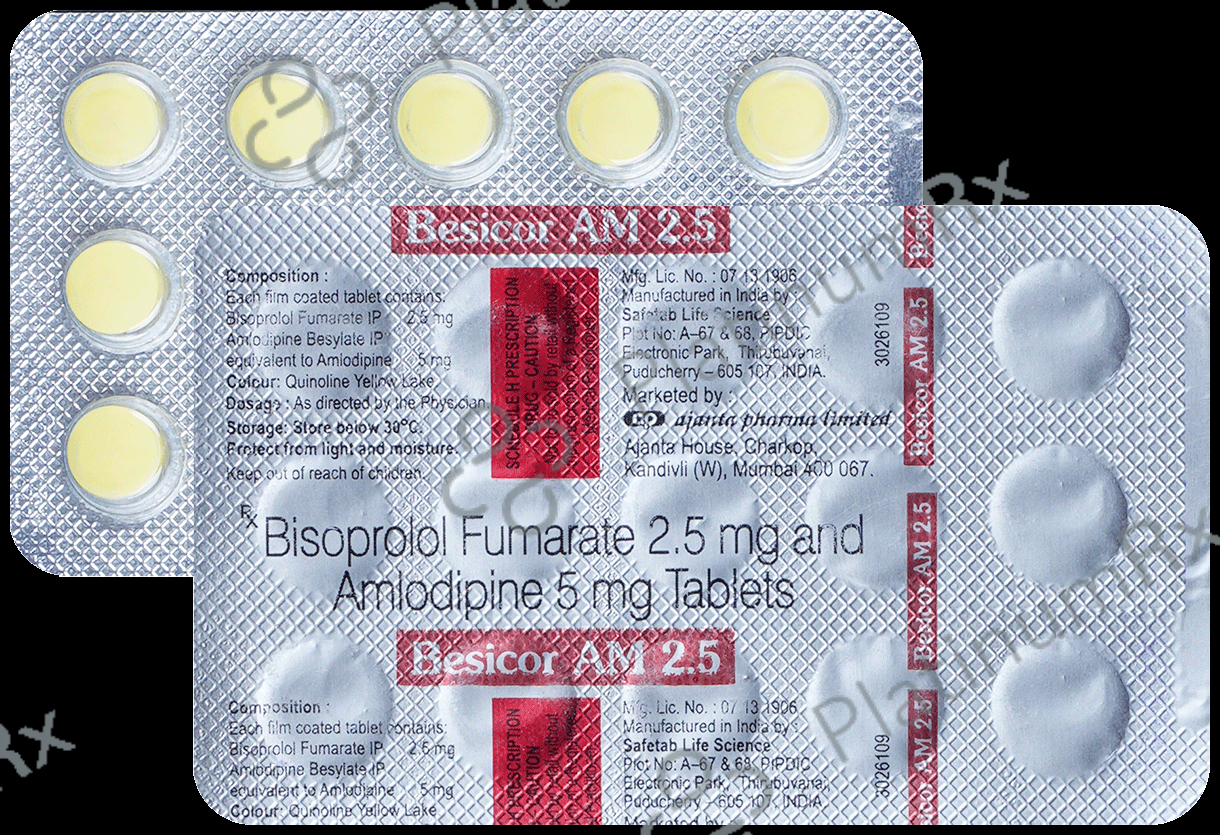 Besicor AM 5mg/2.5mg Tablet