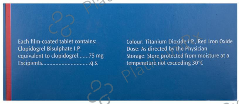 Plavix 75mg Tablet 14s