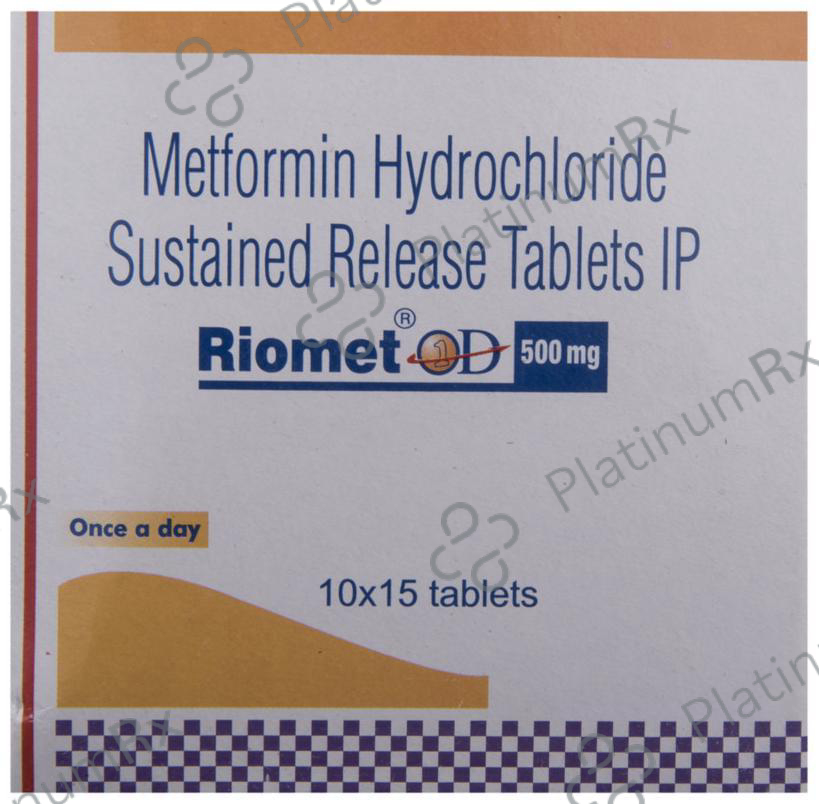 Riomet OD SR 500mg Tablet 15s