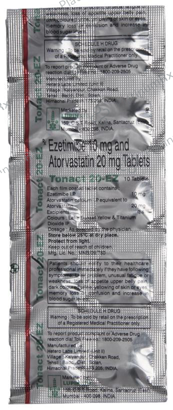 Tonact 20-EZ Tablet 10 Tablet