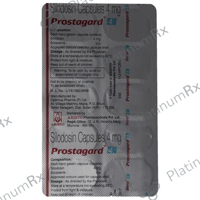 Prostagard 4mg Capsule 10s