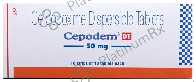 Cepodem DT 50mg Tablet 10s