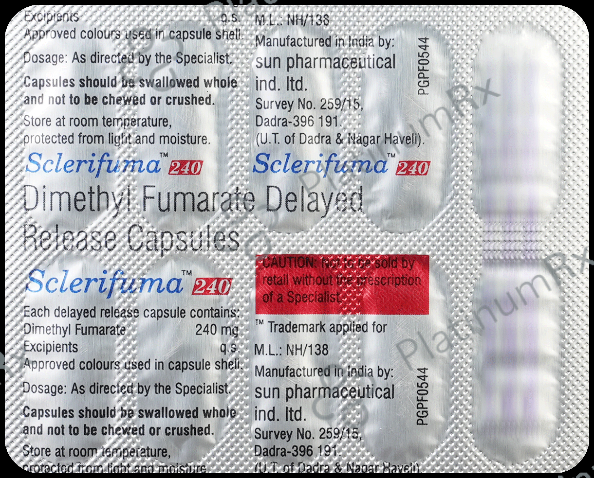 Sclerifuma 240mg DR Capsule 10s