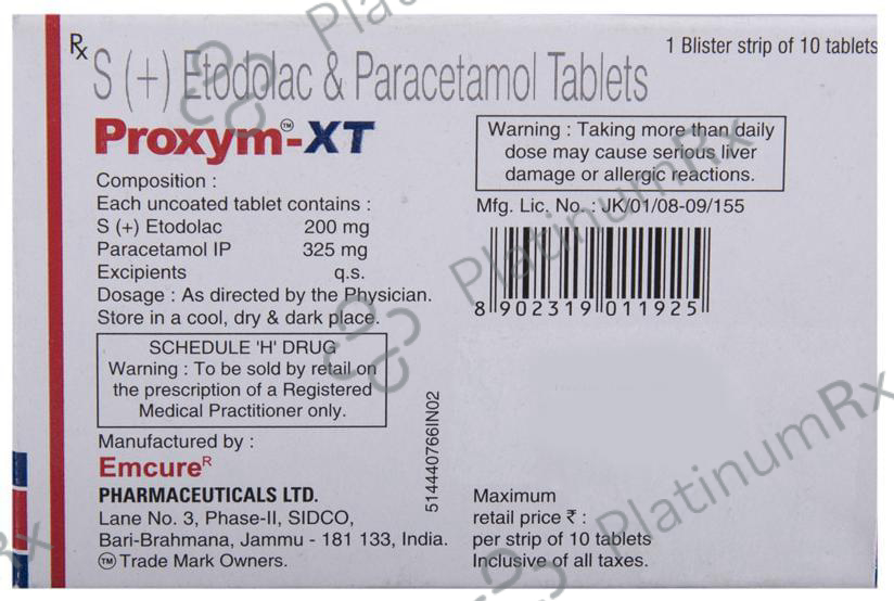 Proxym XT Tablet 10s