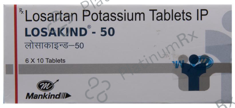 Losakind 50mg Tablet 10s