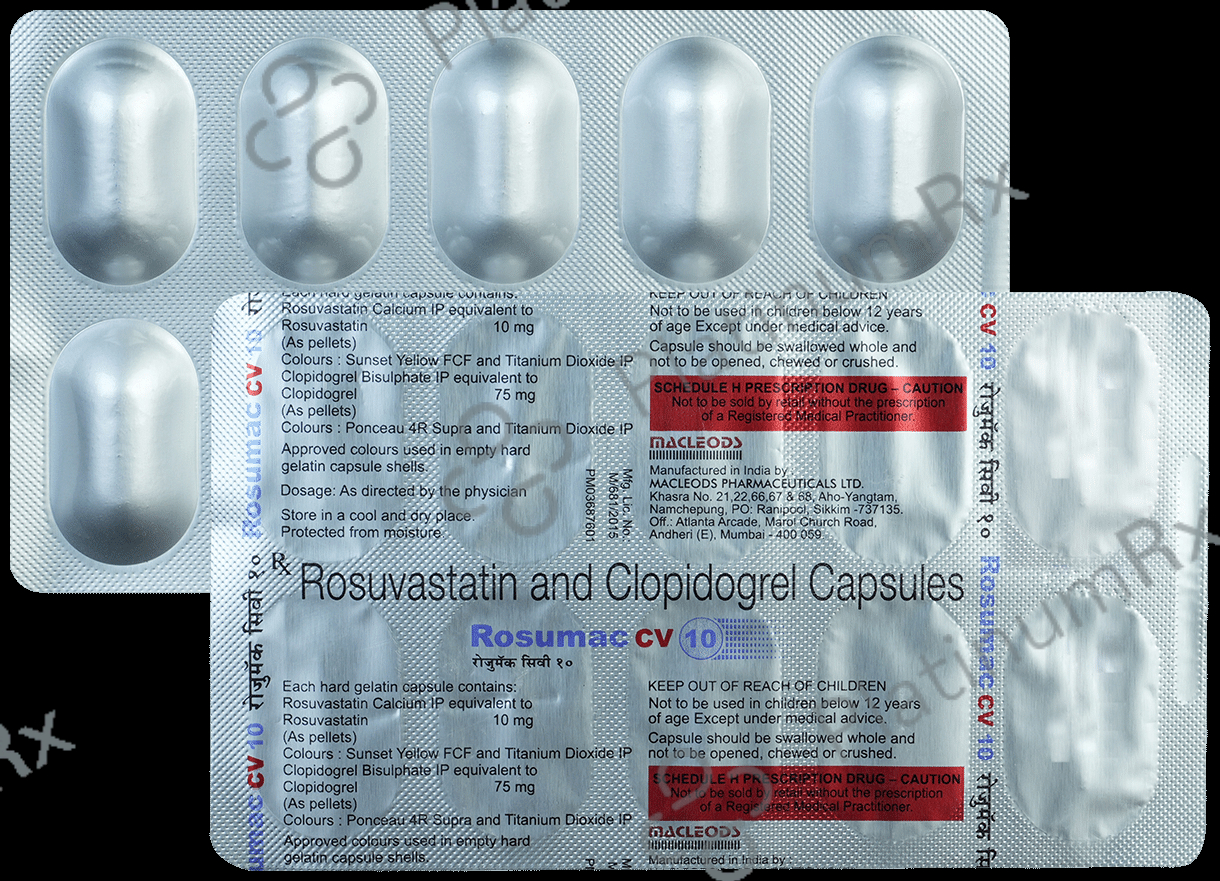 Rosumac CV 10/75mg Capsule 10s