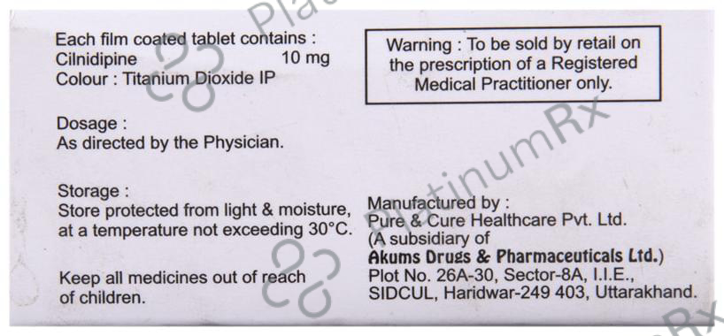 Cilnix 10 Tablet