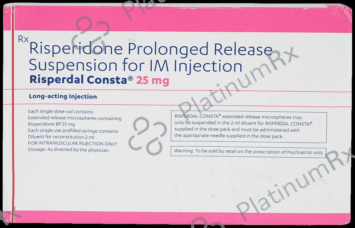 Risperdal Consta 25mg Injection 2ml