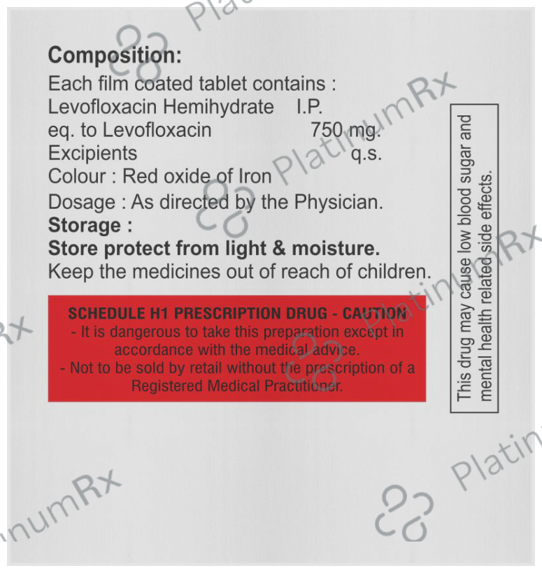 Levovax 750mg Tablet