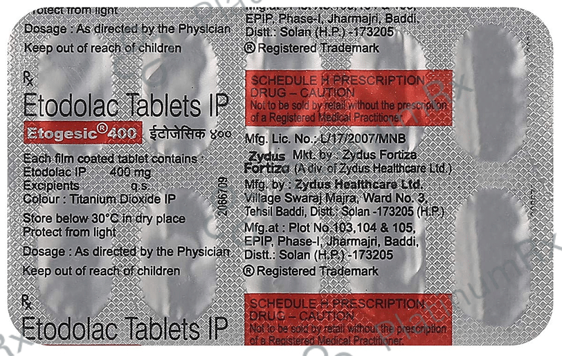 Etogesic 400mg Tablet 10s