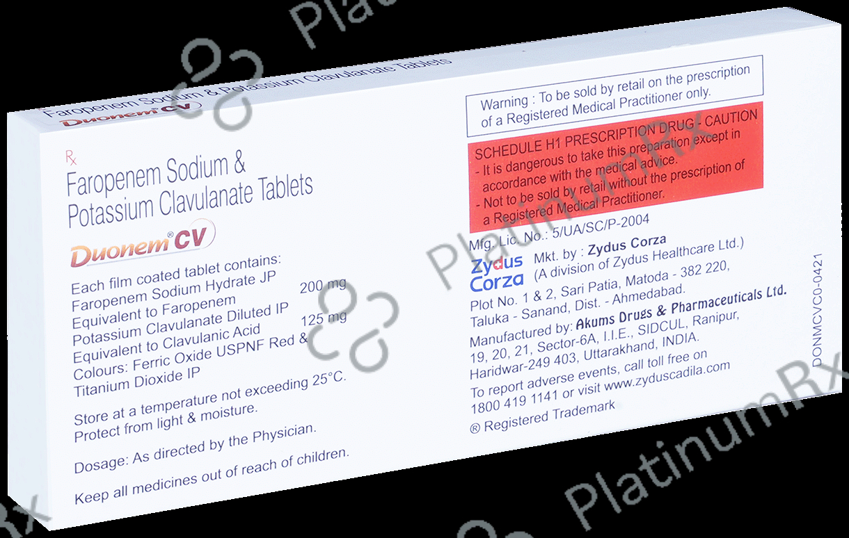 Duonem CV 125/200mg Tablet 6s