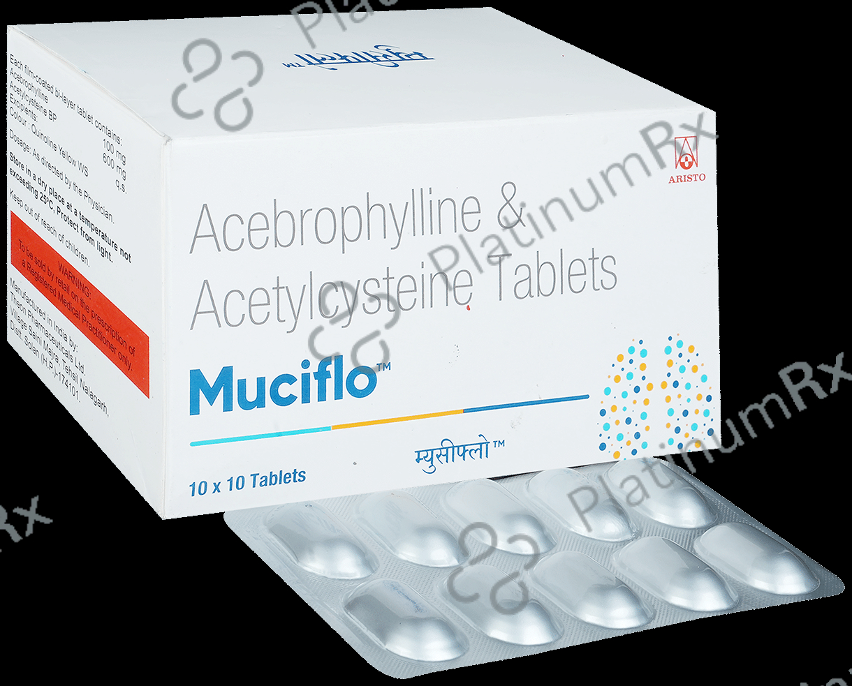 Muciflo 100/600mg Tablet 10s