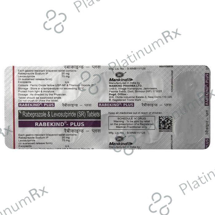 Rabekind Plus 75/20mg Tablet SR 10s